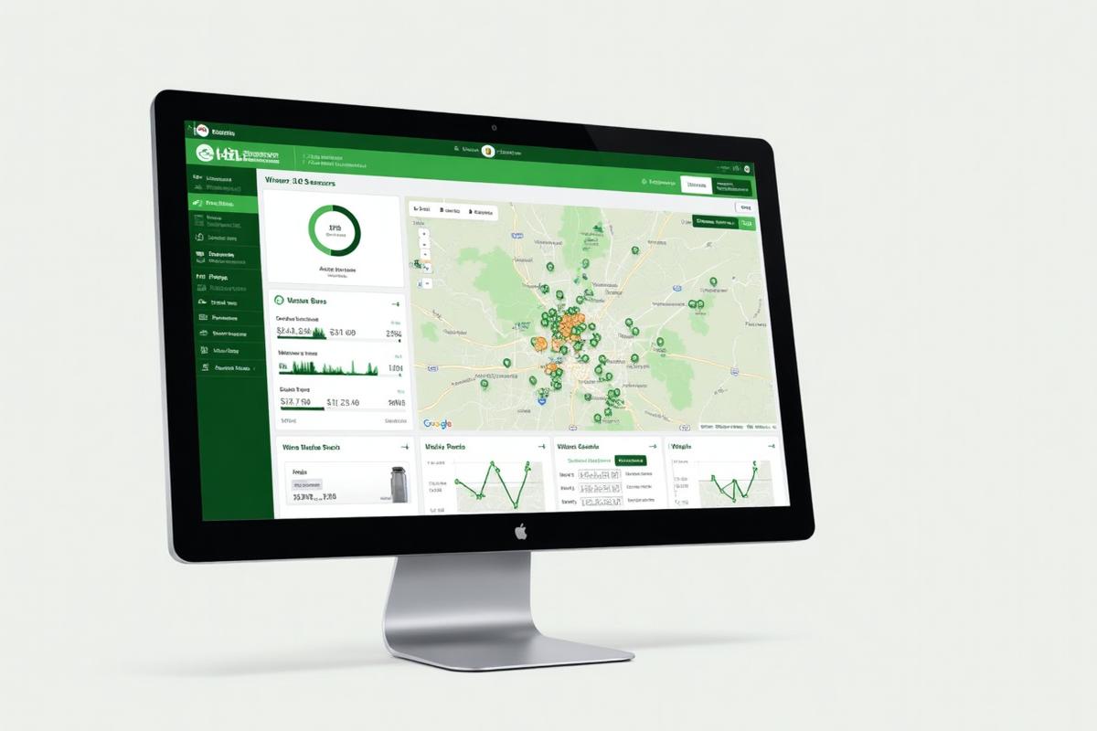 WAVsmart IoT dashboard showing connected workers, assets, and vehicles with real-time monitoring and analytics for smart city management
